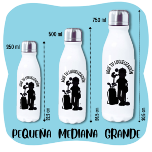 BOTELLA TERMO LUGUELIZADA